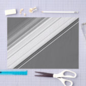 Modernes Weiß auf Grau Seidenpapier (Handwerk)