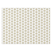 Modernes Weiß | Chanukah | Davidstern Tischdecke (Vorderseite (Horizontal))