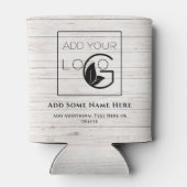 Modernes Weiß für das Hinzufügen von Logos Dosenkühler (Rückseite)