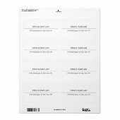 Modernes Weiß Minimalistisch Schlicht Beruflich ei (Vorne)