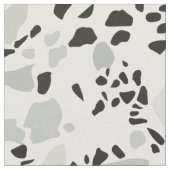 Modernes Weiß Terrazzo Stoff (Nahaufnahme)