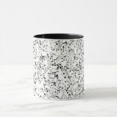 Modernes Weiß Terrazzo Tasse (Zentrum)