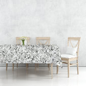 Modernes Weiß Terrazzo Tischdecke