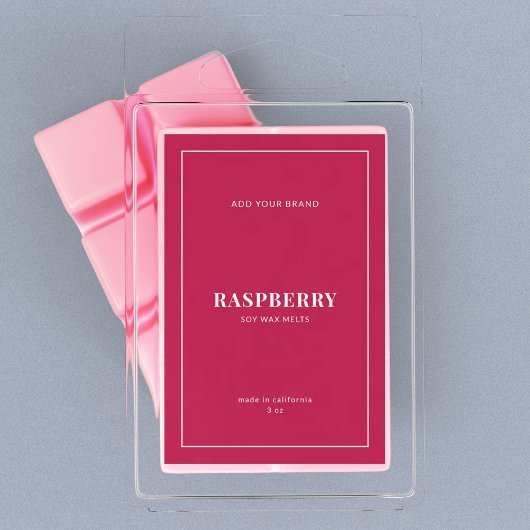 Modernes, weißes, an den Grenzen bearbeitbares Far Weinetikett