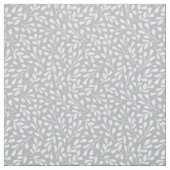 Modernes weißes botanisches Leaf-Muster auf hellgr Stoff (Muster)