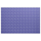 Modernes weißes Botanisches Leaf Muster Navy Blau Stoff (Yard (91,4 cm))