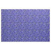 Modernes weißes Botanisches Leaf Muster Navy Blau Stoff (Fat Quarter (45,7 x 55,9 cm))