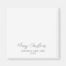 Modernes Weißes Foto froh Weihnachten