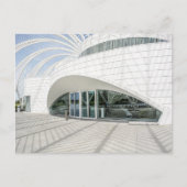 Modernes, weißes Gebäude Postkarte (Vorderseite)