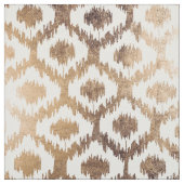 Modernes weißes handrawn ikat stoff (Muster)