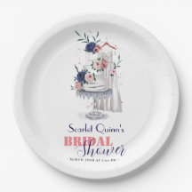 Modernes, weißes Hochzeitskleid mit Kuchen