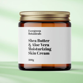 Modernes, weißes, wasserdichtes Etikett