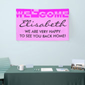 Modernes WELCOME Banner + Ihr Backgr. Ideen (Messeveranstaltung)