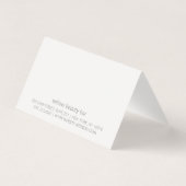 Modernes Wellness-Center Beauty Salon Geschenkguts (Rückseite)