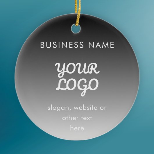 Modernes Werbelogo und Text | Editierbare Farbe Keramik Ornament