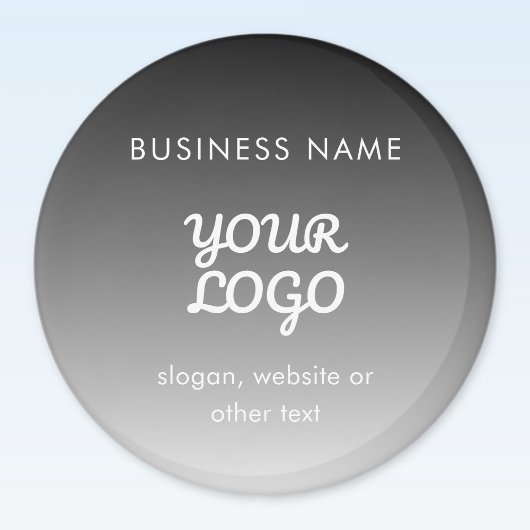 Modernes Werbelogo und Text | Editierbare Farbe Magnet