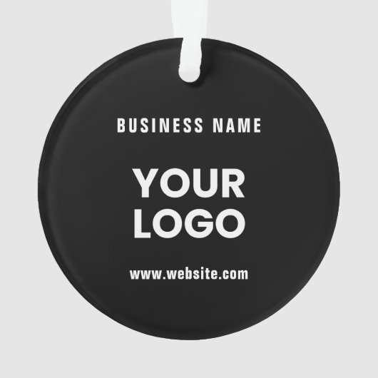 Modernes Werbelogo und Text | Editierbare Farbe Ornament (Rückseite)