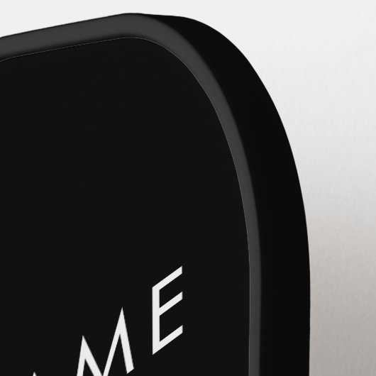 Modernes Werbelogo und Text | Editierbare Farbe Pickleball Schläger (Linke Seite)