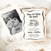 Modernes & Whimsikhandgezeichnetes Engagment