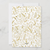 Modernes White Gold Multi Foto Frohe Weihnachten (Rückseite)