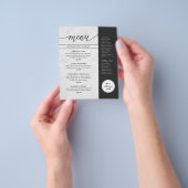 Modernes White Gray Restaurant Flyer (Gruppe)