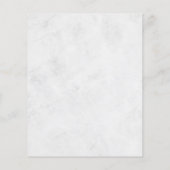 Modernes White Gray Restaurant Flyer (Hinten)