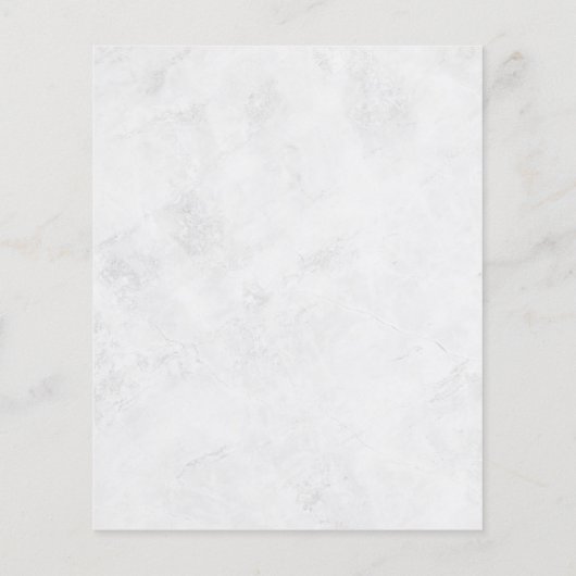 Modernes White Gray Restaurant Flyer (Hinten)