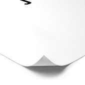 Modernes White Prop Wedding Selfie Foto Frame Poster (Ecke)