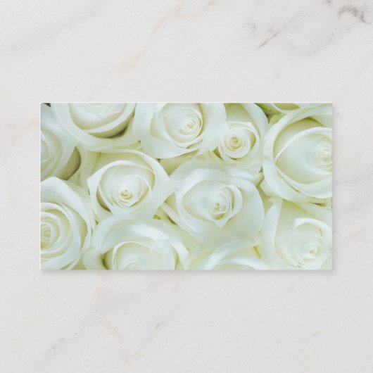 Modernes White Roses Guest House Vermietung Visitenkarte (Rückseite)