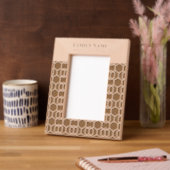 Modernes Wiederholmuster Geätzte Rahmen (Links)