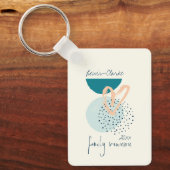 Modernes Wiedersehen Schlüsselanhänger (Vorderseite)