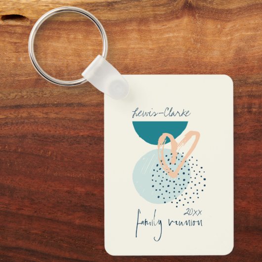 Modernes Wiedersehen Schlüsselanhänger (Vorderseite)