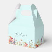 Modernes, Wildblume, Brautparty Geschenkschachtel (Rückseite)