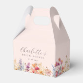 Modernes, Wildblume, Brautparty Geschenkschachtel (Vorderseite)