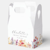 Modernes, Wildblume, Brautparty Geschenkschachtel (Geöffnet)