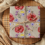 Modernes Wildblume-Muster Geschenkpapier Set<br><div class="desc">Farbenfrohe Wildblume-Elemente,  die in einem allgegenwärtigen Muster angeordnet sind. Original Aquarellbilder aus dem Studio. Ideal für Hochzeiten,  Jubiläen,  Geburtstage und vieles mehr. Bitte sehen Sie sich weitere Artikel in dieser einzigartigen Hochzeitskollektion an.</div>