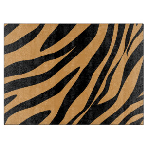 Modernes Wildlife Bengalisch Tiger Animal Print Mu Schneidebrett