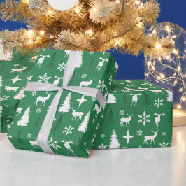 Modernes Wildwaldmuster Geschenkpapier