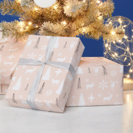 Modernes Wildwaldmuster Geschenkpapier