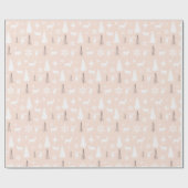 Modernes Wildwaldmuster Geschenkpapier (Flach)