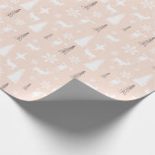 Modernes Wildwaldmuster Geschenkpapier (Ecke)