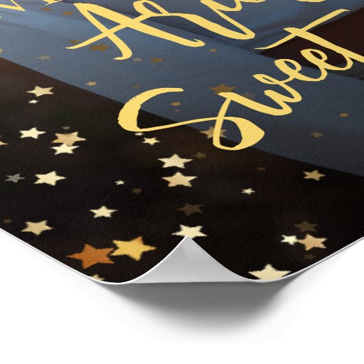 Modernes Willkommensschild mit süßen 16 Party Foto Poster (Ecke)