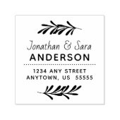 Modernes Willow Verlasse Rücksendeadresse Permastempel (Design)