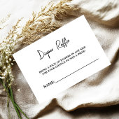 Modernes Windschutzscheibe mit weißem Baby-Duschko Begleitkarte