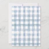 Modernes Wine & Käse Brautparty Picnic Einladung (Rückseite)