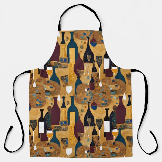 Modernes Wine-Muster Schürze (Vorderseite)