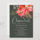 Modernes Winter-Blumenfest Einladung (Vorderseite)