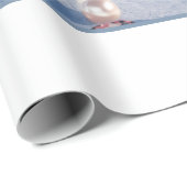 Modernes Winter Luxe Wrapping Paper Geschenkpapier (Rolleneckpunkt)