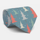 Modernes Winterbaummuster Krawatte (Gerollt)