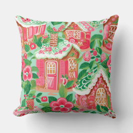 Modernes Winterkissen mit Schneeflocken - neutral Kissen